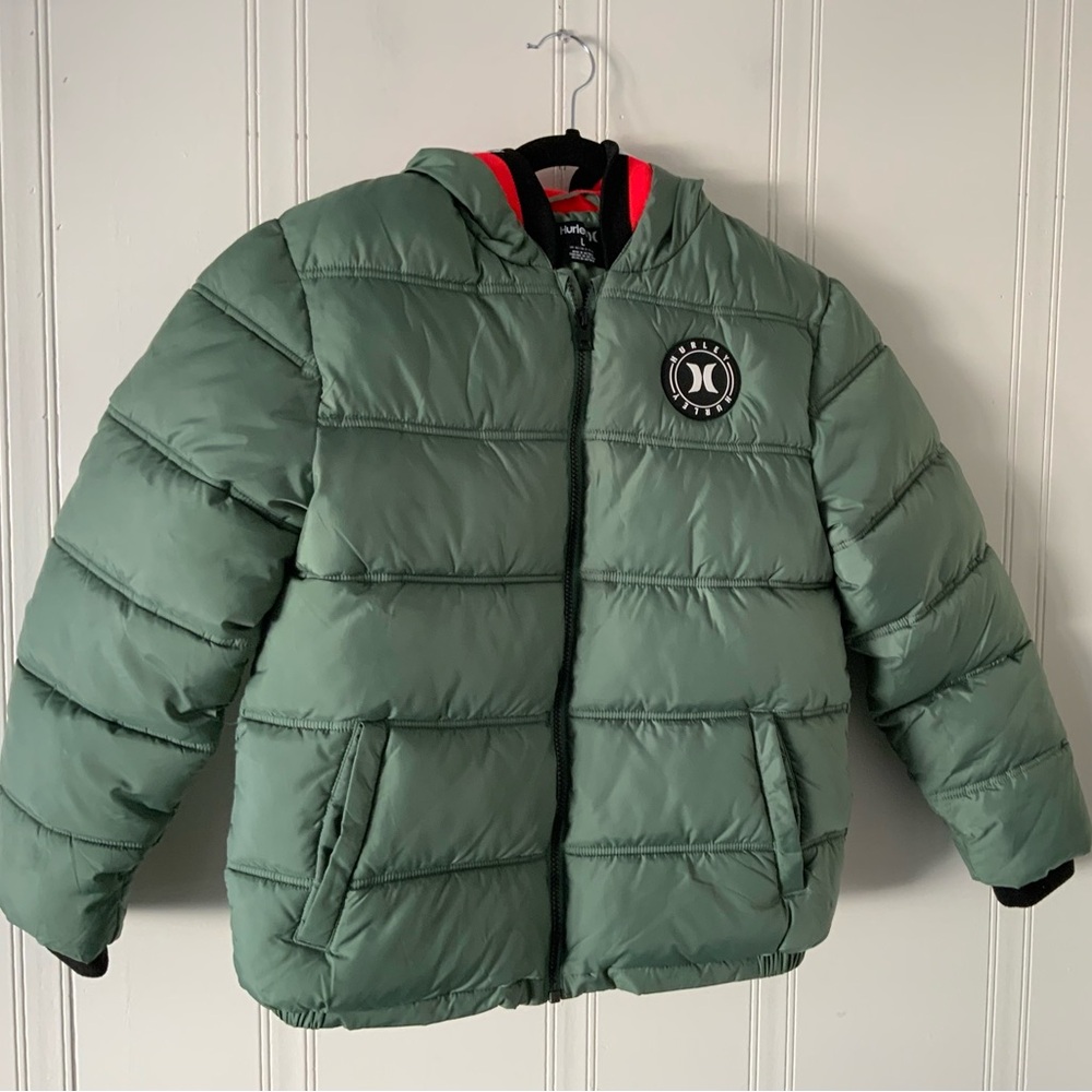 Hurley Red and Green Jacket